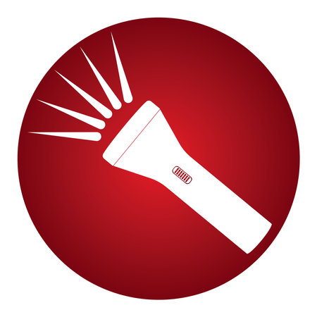 flashlight icon vector illustration symbol designのイラスト素材