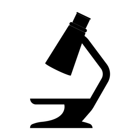 Microscope icon vector, logo design illustration and Medical background.のイラスト素材