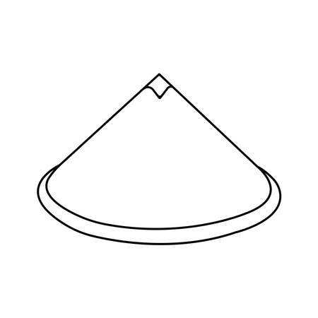 Farmer's hat icon vector illustration simple designのイラスト素材