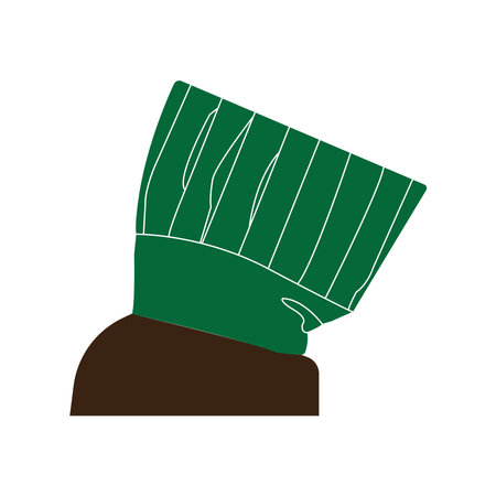 A chef's hat icon vector illusration simple designのイラスト素材