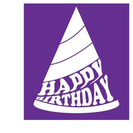 Birthday hat icon vector illustration symbol designのイラスト素材