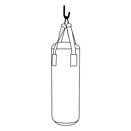 Punching bag icon vector illustration symbol designのイラスト素材