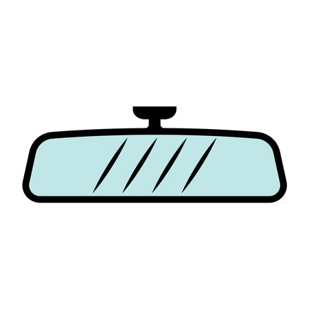 Car mirror icon vector illustration symbol designのイラスト素材