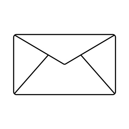 Envelope icon vector design illustration backgroundのイラスト素材