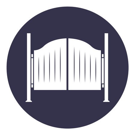 Salon door icon vector illustration symbol designのイラスト素材