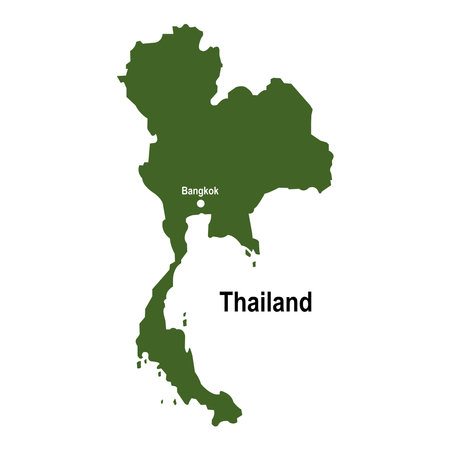 Thailand map icon vector illustration symbol designのイラスト素材