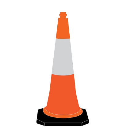 Traffic cone icon vector illustration symbol designのイラスト素材