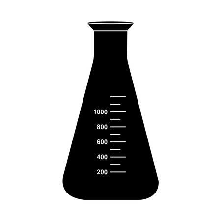 Laboratory measuring cup icon vector illustration symbol designのイラスト素材