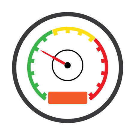 Speedometer icon vektor illustration symbol designのイラスト素材