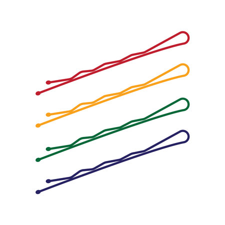 Metal Hair pin icon vector illustration symbol designのイラスト素材