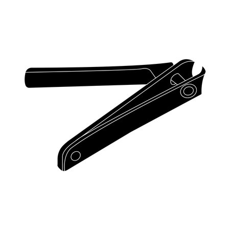 Nail clipper icon vector symbol designのイラスト素材