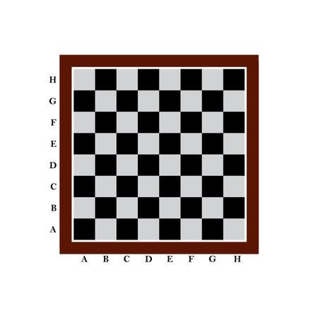 Chessboard icon vector simple designのイラスト素材
