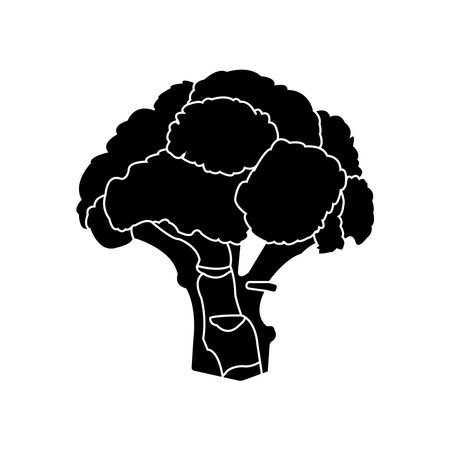 Broccoli icon vector illustration template designのイラスト素材