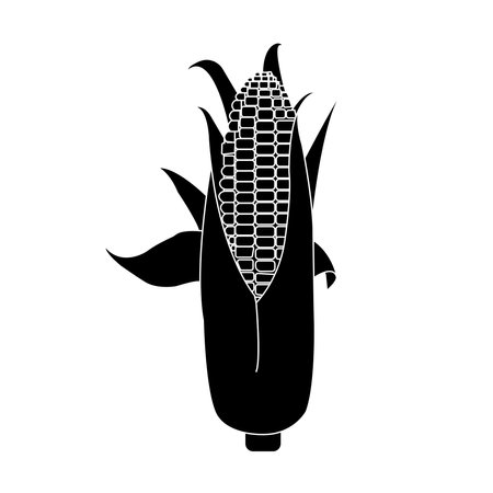 Corn icon, vector design element,illustration template.のイラスト素材