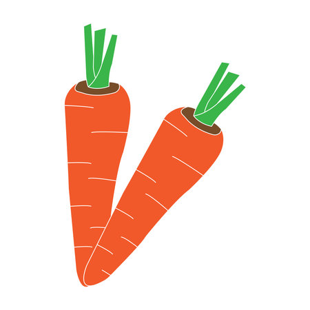 Carrot icon vector illustration designのイラスト素材
