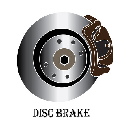 Disc brake icon vector illustration designのイラスト素材