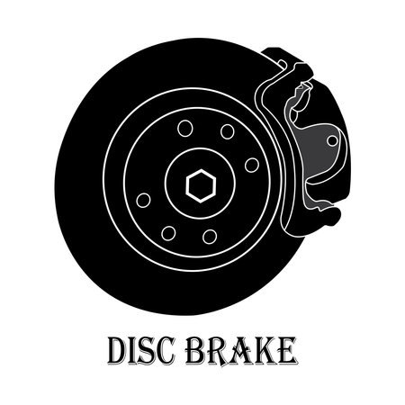 Disc brake icon vector illustration designのイラスト素材