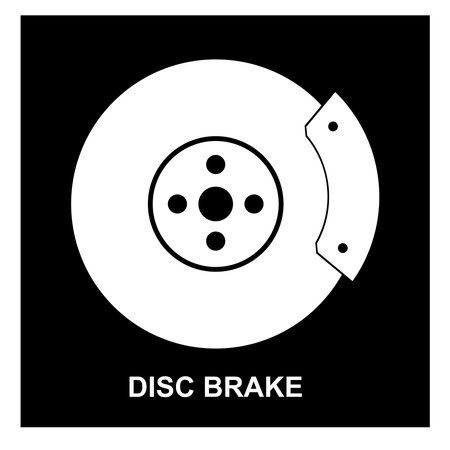 Disc brake icon vector illustration designのイラスト素材