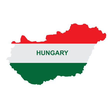 Hungary map icon vector illustration symbol designのイラスト素材