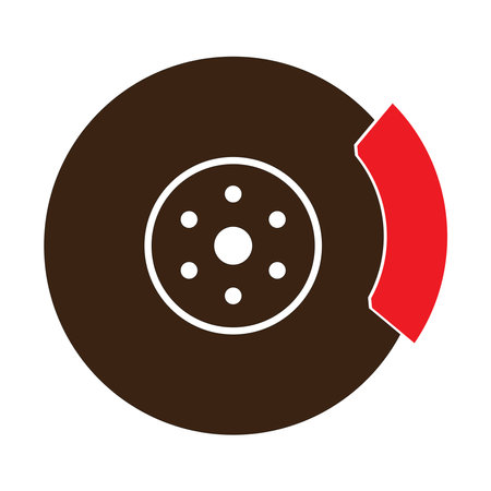 Disc brake icon vector illustration designのイラスト素材