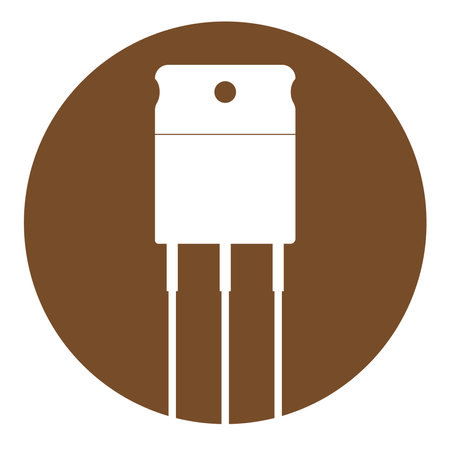Diode icon vector illustration logo designのイラスト素材