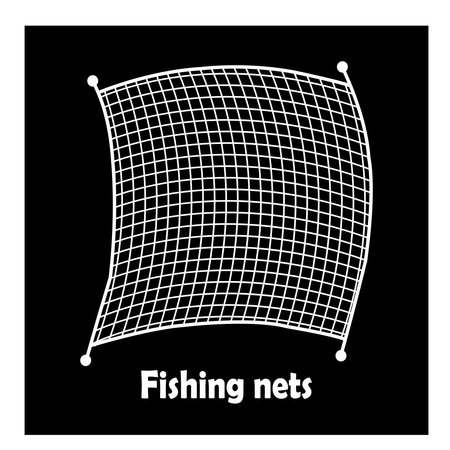 Fishing net icon vector illustration template designのイラスト素材