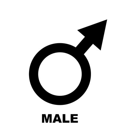 Gender icon or symbol, vector illustration logo templateのイラスト素材