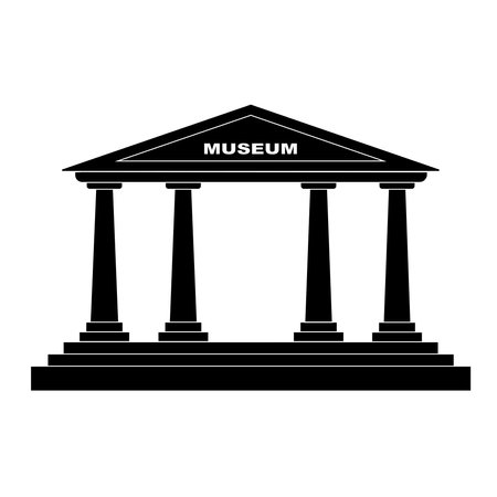 Museum icon vector illustration designのイラスト素材