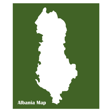 Albania map icon vector illustratian designのイラスト素材