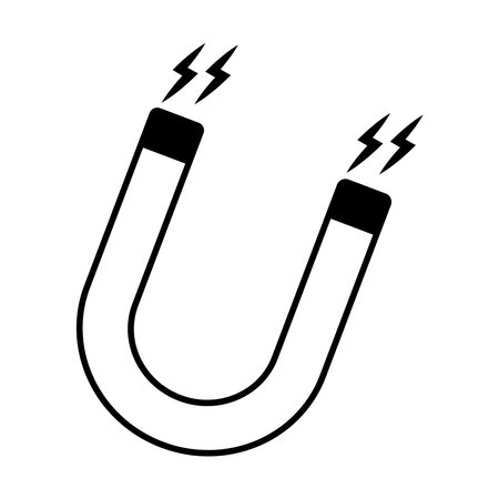 Magnet icon vector illustration designのイラスト素材