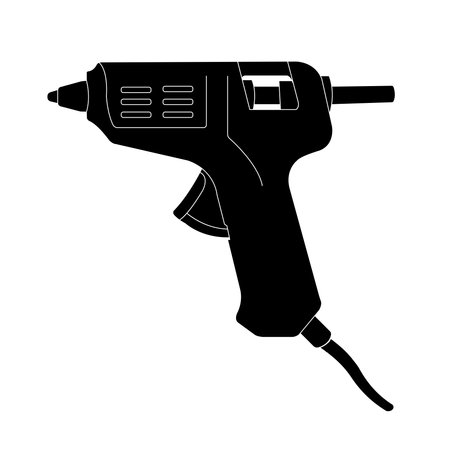 Glue gun icon vector illustration symbol designのイラスト素材