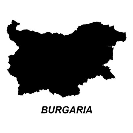 Bulgaria map icon vector illustration symbol designのイラスト素材
