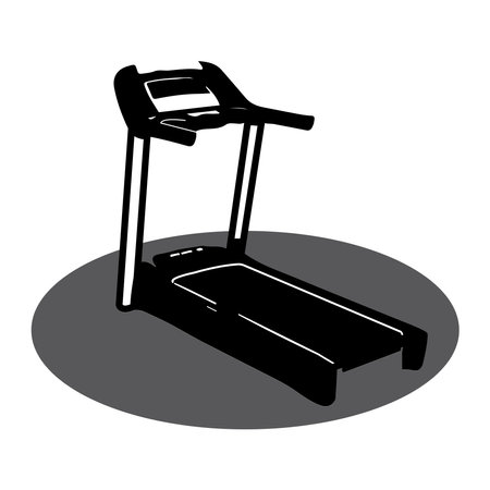 Fitness exercise equipment icon vector symbol designのイラスト素材