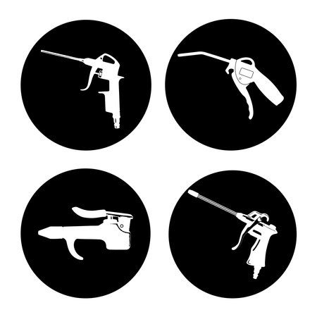 Air Blow gun icon vector illustration designのイラスト素材