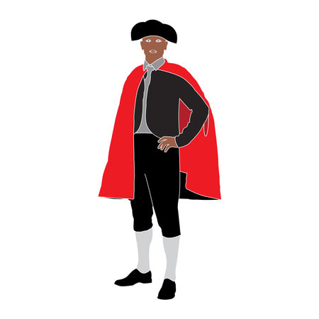 Matador icon vector illustration symbol designのイラスト素材