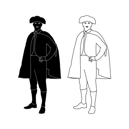 Matador icon vector illustration symbol designのイラスト素材