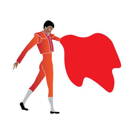 Matador icon vector illustration symbol designのイラスト素材