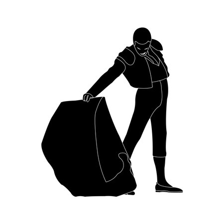 Matador icon vector illustration symbol designのイラスト素材