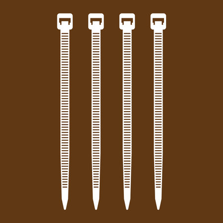 Cable ties icon vector illustration symbol designのイラスト素材