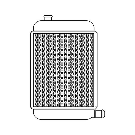Radiator icon vector illustration symbol designのイラスト素材