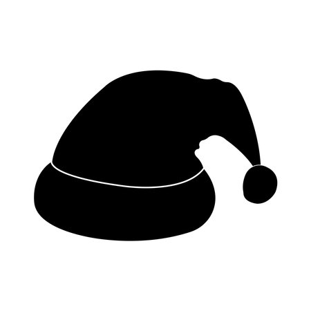 Santa hat icon, Santa Claus Christmas hat icon vector illustration symbol designのイラスト素材
