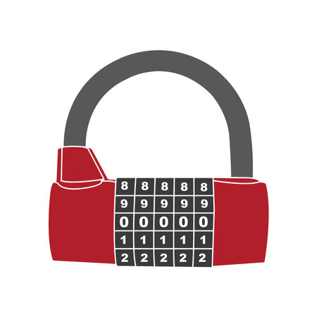 Padlock icon vector illustration designのイラスト素材