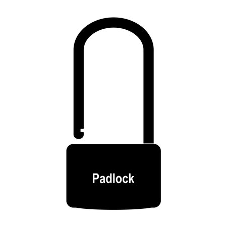 Padlock icon vector illustration designのイラスト素材