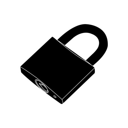 Padlock icon vector illustration designのイラスト素材