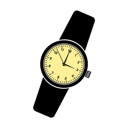 Watch icon vector illustration design template.のイラスト素材