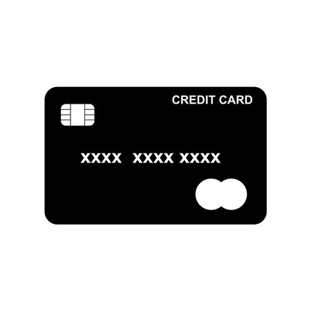 Credit Card Icon vector design illustration symbol and background.のイラスト素材