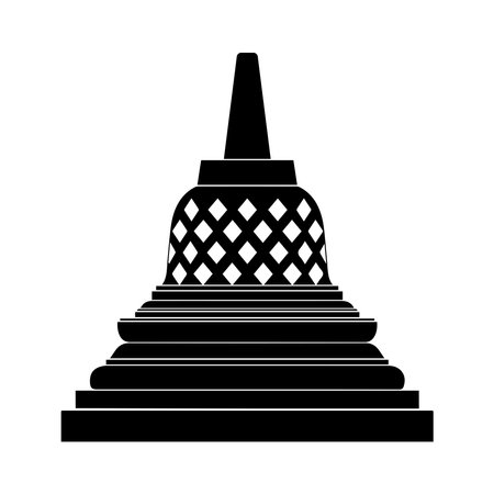 temple icon vector illustration simple designのイラスト素材