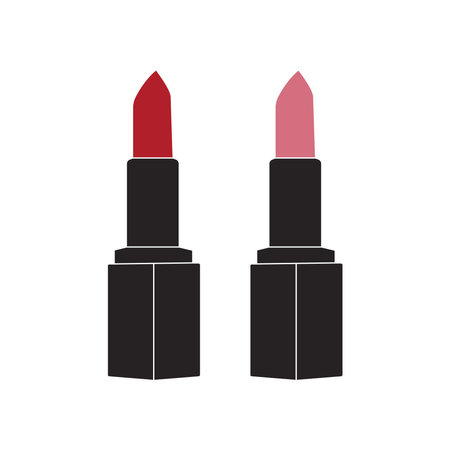 lipstick icon vec6tor illustration simple designのイラスト素材
