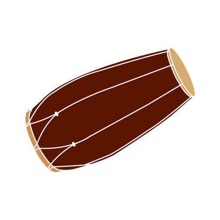 Kendang icon, traditional Indonesian musical instrument,vector illustration symbol design
