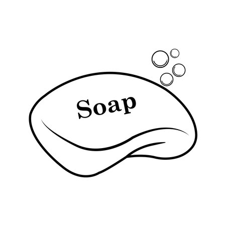 Bar soap icon vector illustration symbol designのイラスト素材